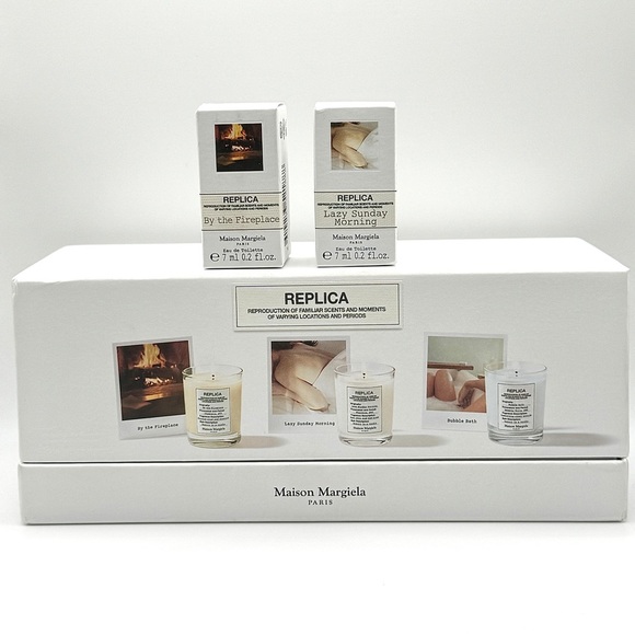 Maison Martin Margiela Other - 5x Set Maison Margiela Candle & Perfume By The Fireplace Lazy Sunday Bubble Bath